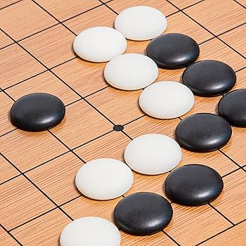 Amazon.com: 19 x19 Folding Go Game Set Board with and Bamboo